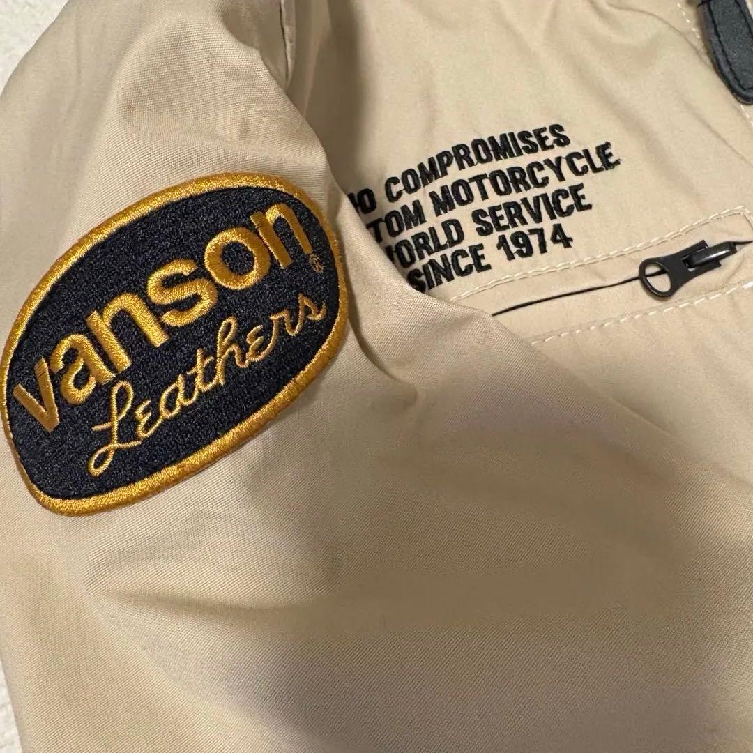Amazon | VANSON(バンソン) コットンジャケット BEIGE L VS15105S