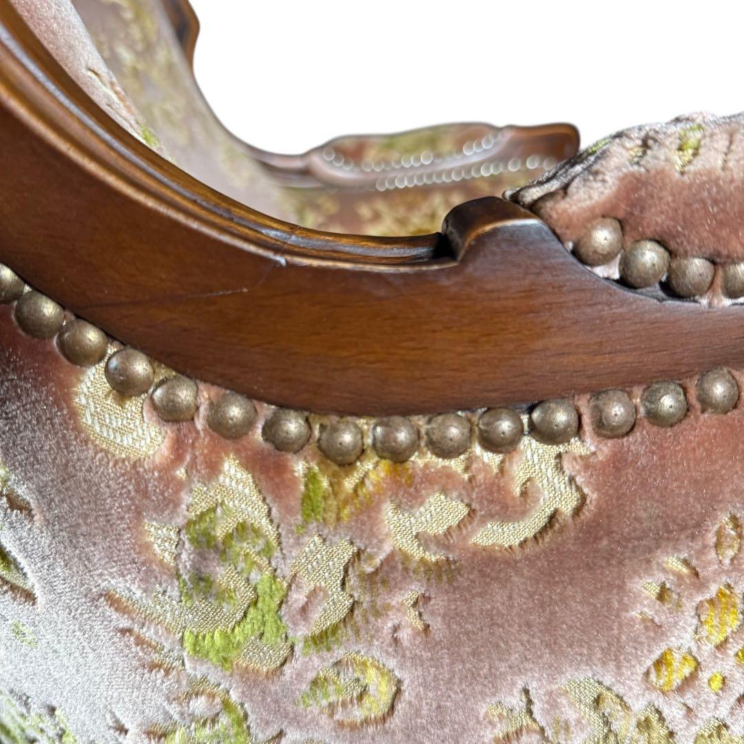 HR385 カリモク DOMANI ルイ15世 ロココ調 猫足 シングル 公