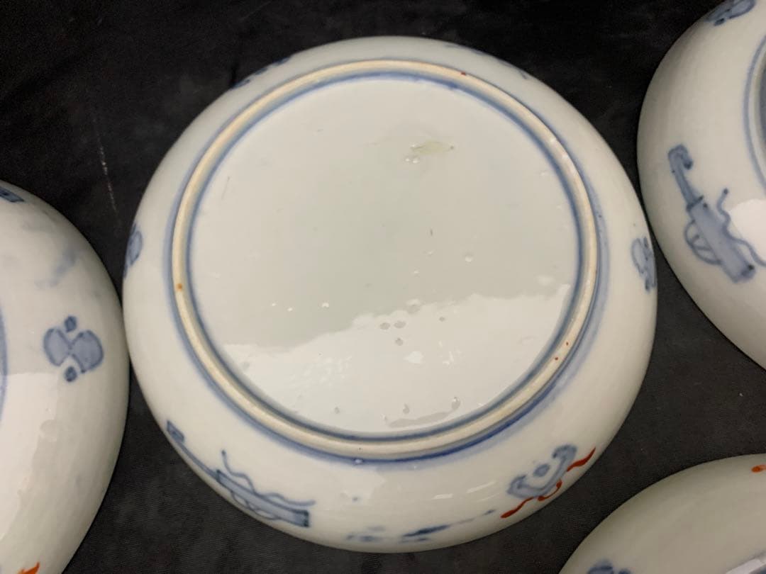 古伊万里 六寸皿 径18㎝ 色絵金彩 器 5枚 - メルカリ