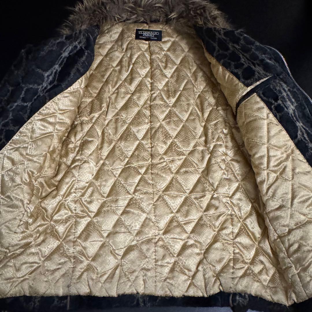 Micro-Velvet Leopard Fur Jacket - メルカリ