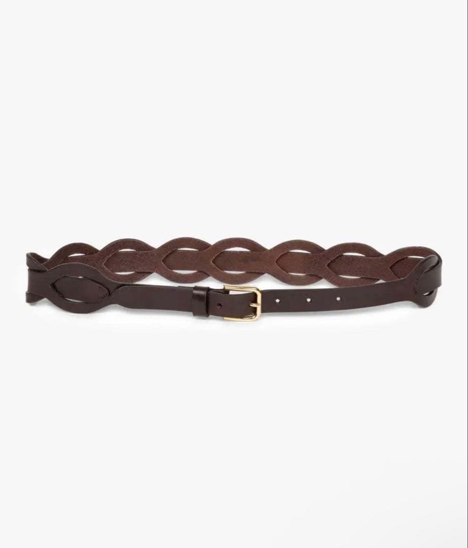 DRIES VAN NOTEN 24ss レザーベルト Dries Van Noten: ブラック レザーベルト | SSENSE 日本