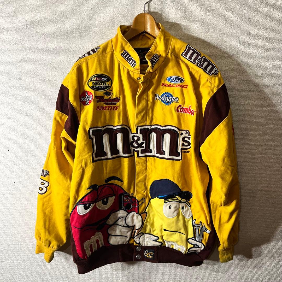 HASE M&Ms レーシングジャケット　ビンテージ　90's L 楽天市場】古着 90'S TH DESIGN M&M'S エムアンドエムズ NASCAR