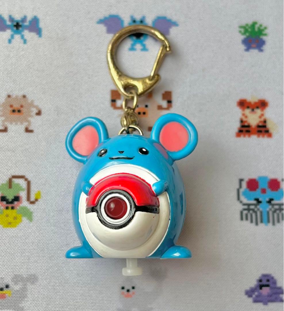 ポケモン マリル ライト キーホルダー フィギュア - メルカリ