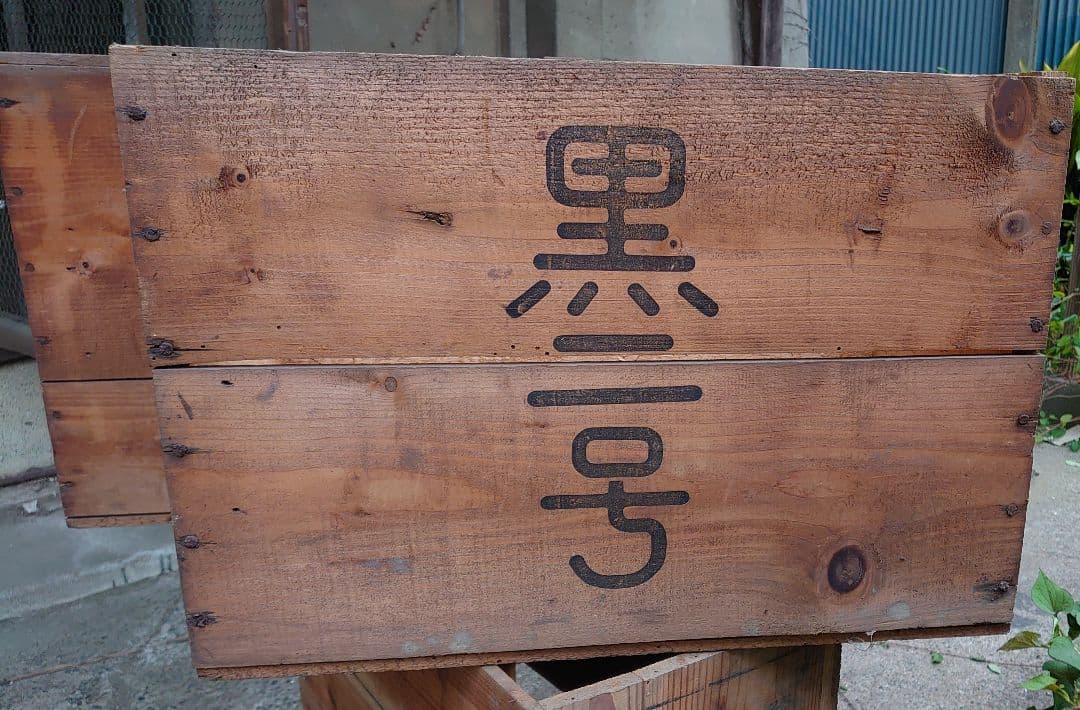 シェル レトロ木箱 『SHELL』Vintage wooden box