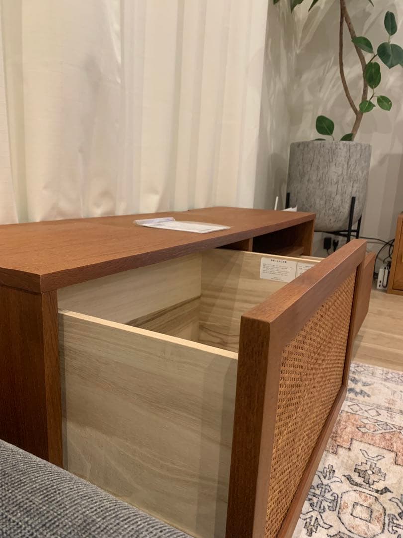 最終値下げ※ ウニコ テレビボード WICK 120cm ラタン