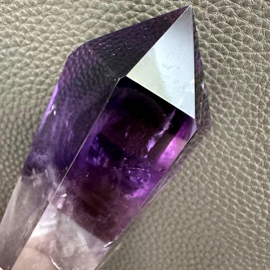 爆レア❗️ロマネサイト虹☆アメジストナチュラルポイントワンド