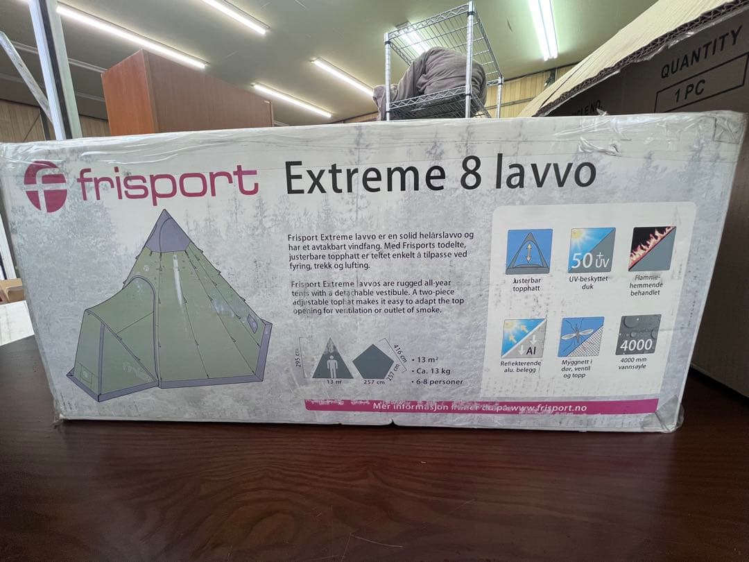 定価13マン超えキャンプテントfrisport Extreme 8 lavvo