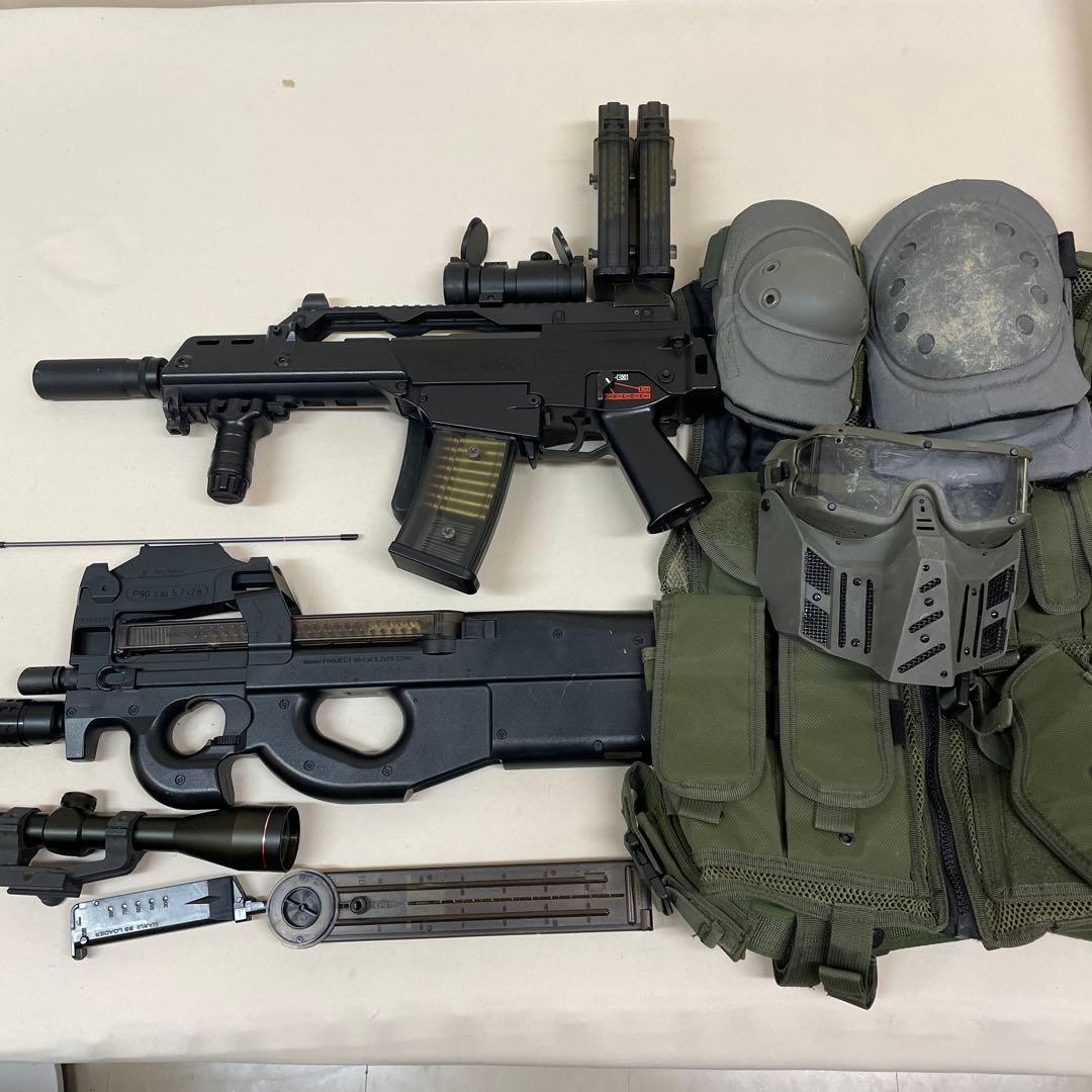 サバゲー引退　東京マルイG36C Ｐ90 サバゲー引退 東京マルイG36C P90 サバゲー引退 東京マルイG36C P90