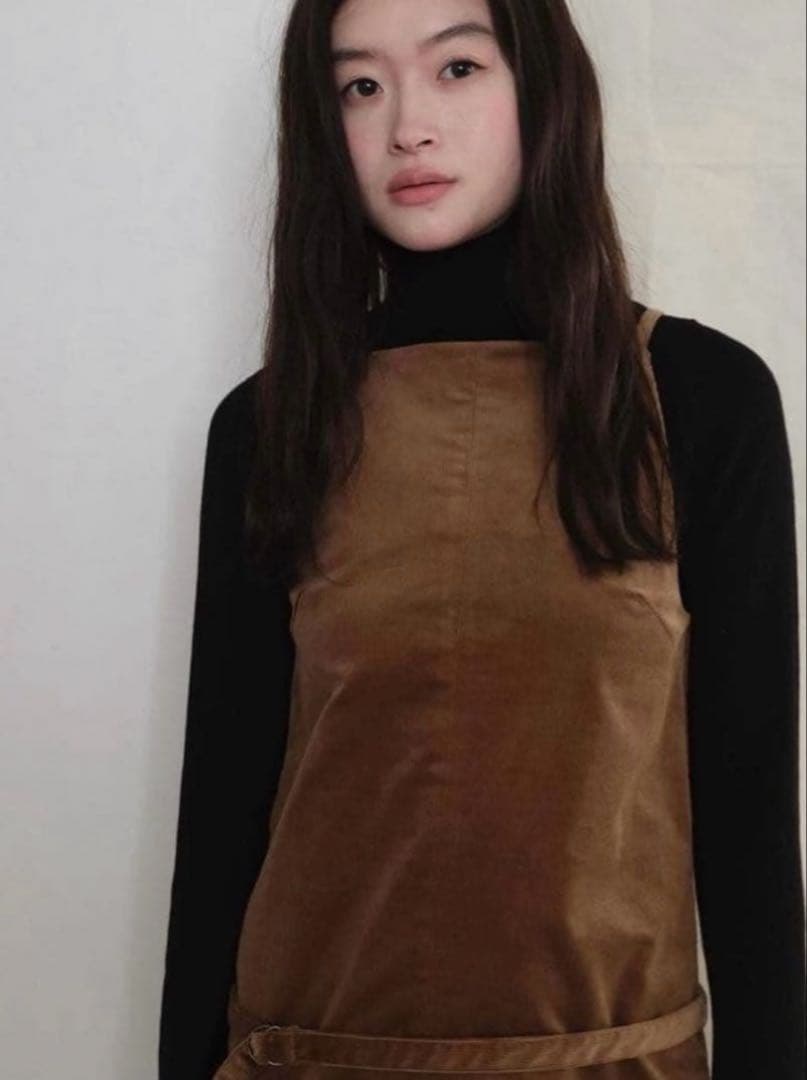 ROSARY MOON Corduroy Belted Tunic 25AW