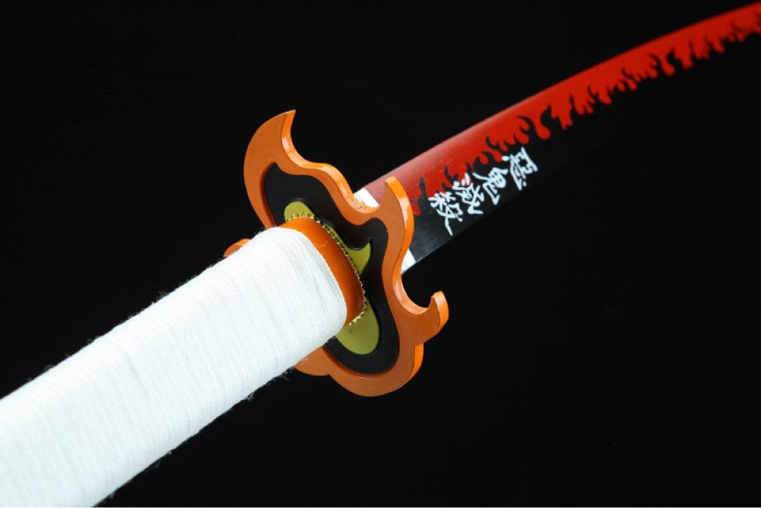 煉獄杏寿郎皮套金 日本刀 模造刀 居合刀 日輪刀 鬼滅