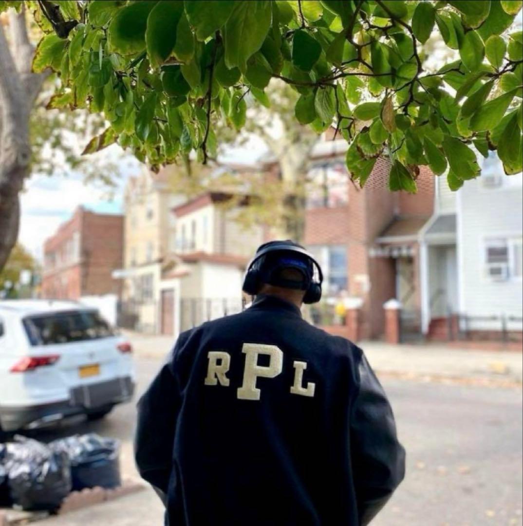 POLO SPORT 袖レザースタジャン L 激レア90's vintage POLO SPORT 袖レザースタジャン L - メルカリ