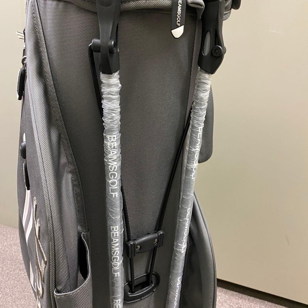 BEAMS GOLF スタンドキャディバッグ 4 グレー BEAMS グレー