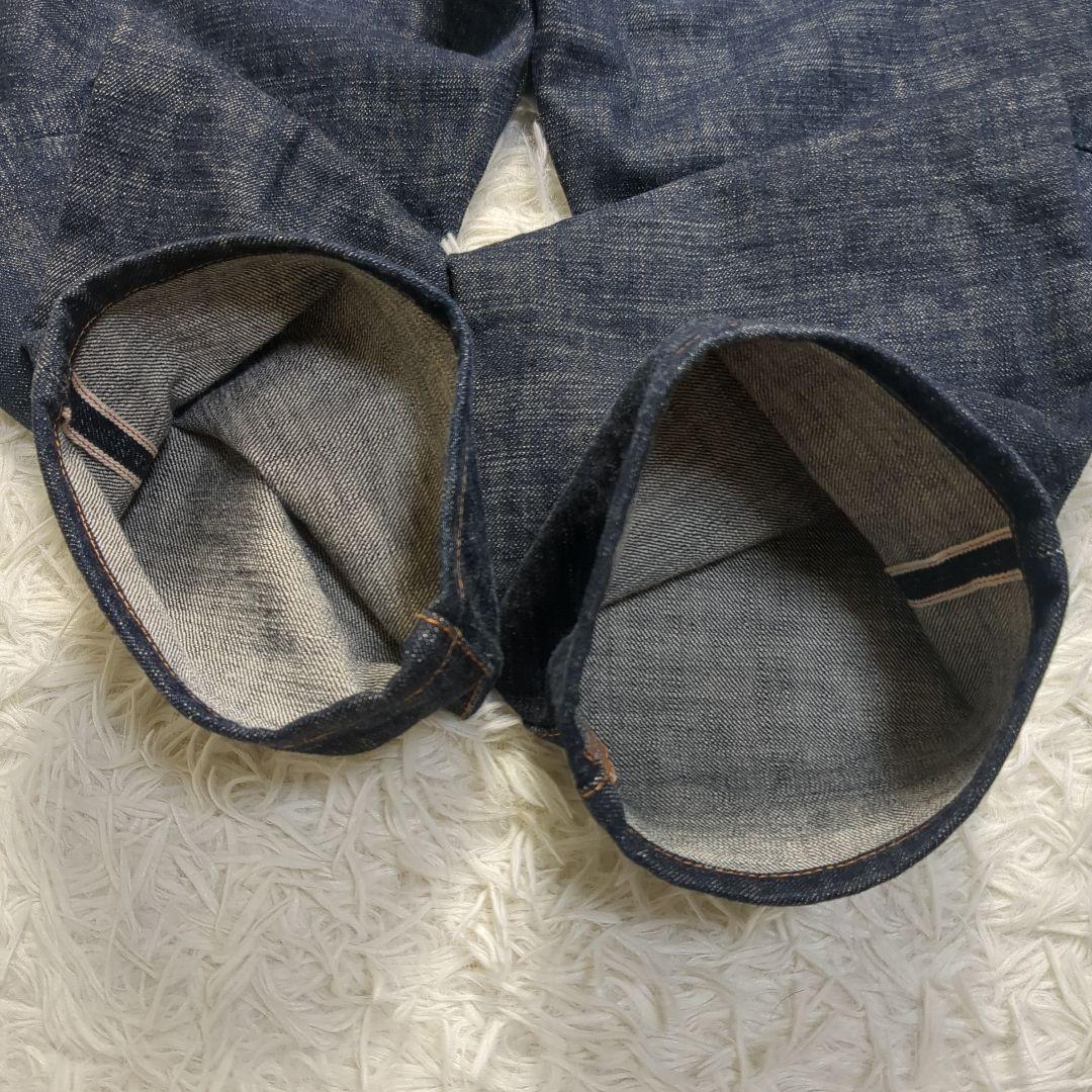 美品 レア✨EVISU✨W30 M】セルビッチ デニム ジーンズ 濃紺 刺繍