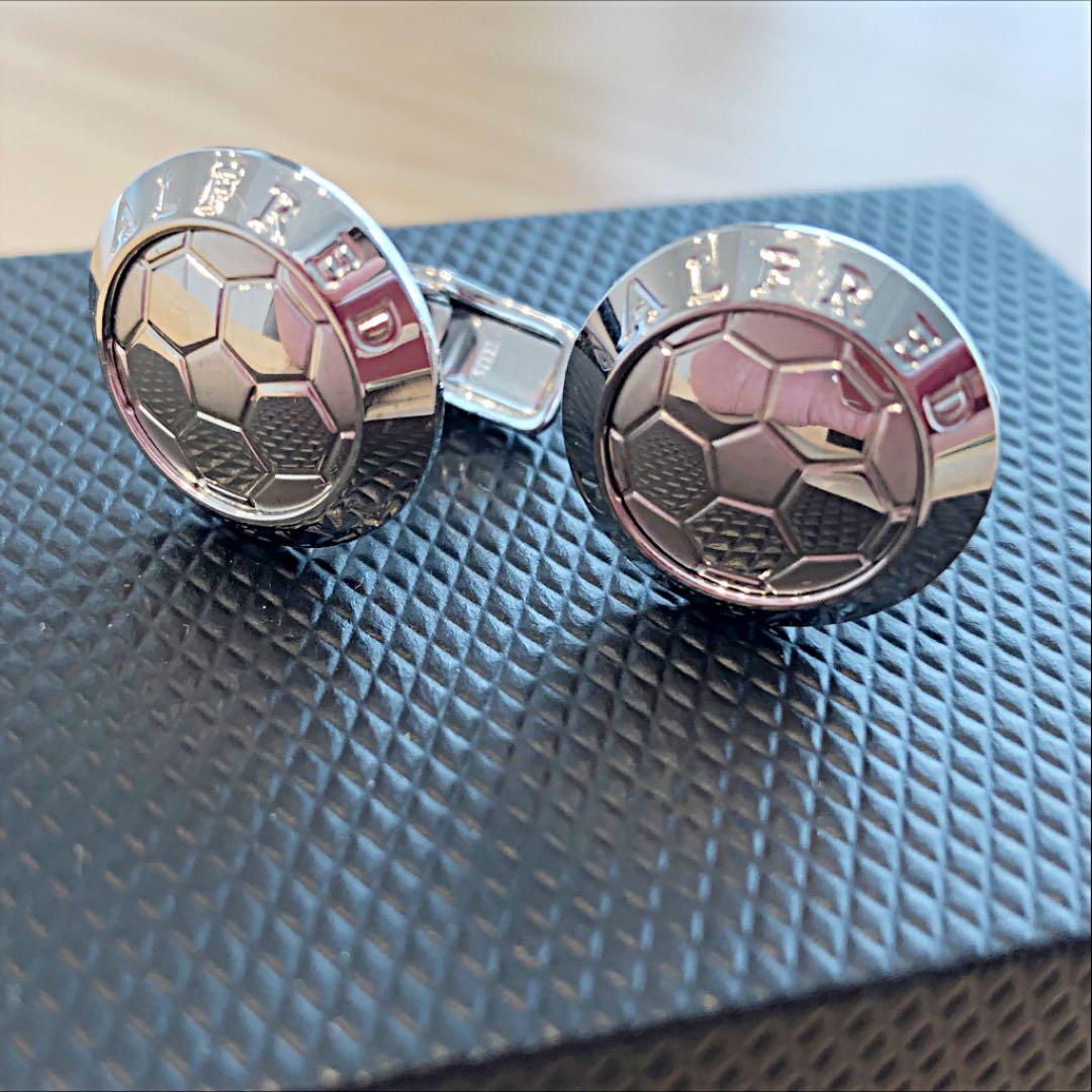 ダンヒル カフスリンクス サッカーボールモチーフ dunhill