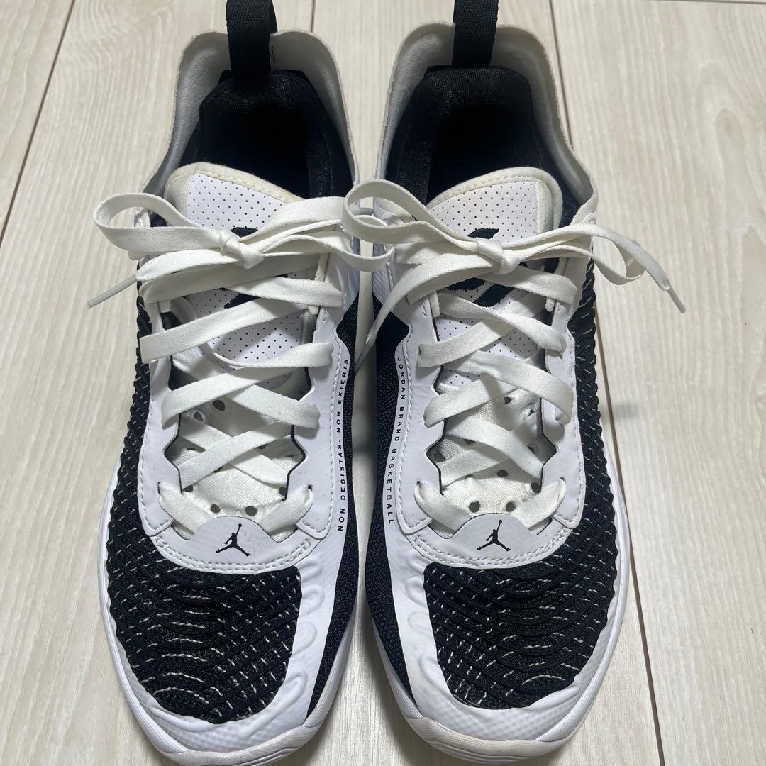 Jordan バスケットボールシューズ 6.5Y ホワイト/ブラック