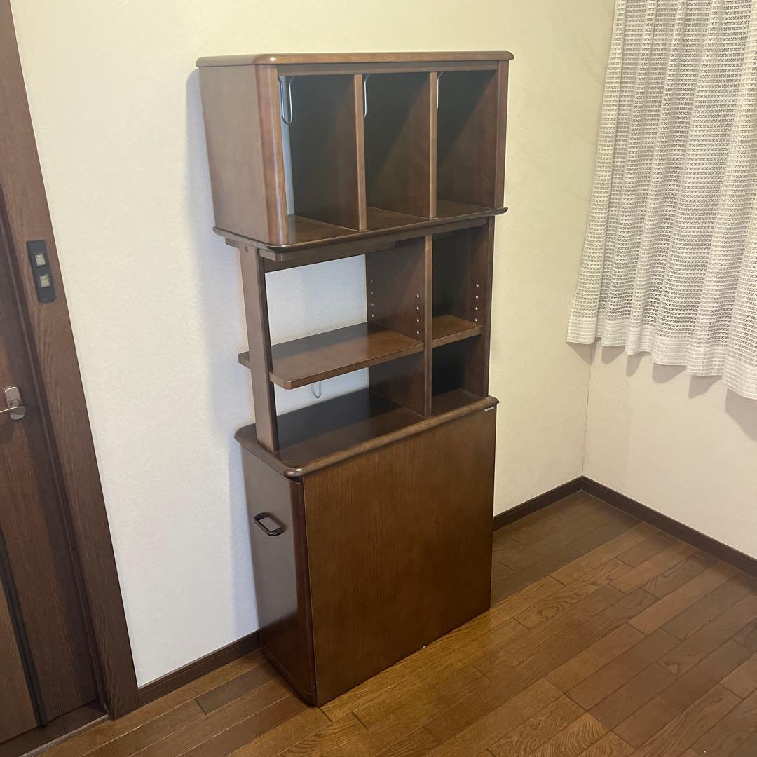 【本棚バラ売りします】カリモク本棚 楽天市場】カリモク 本棚 書棚 コロニアル 書棚 幅888mm （ガラス扉