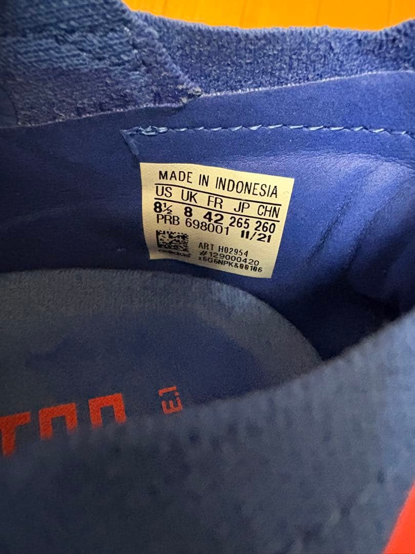 南野拓実 スパイク 支給品 アディダス プレデター 26.5cm