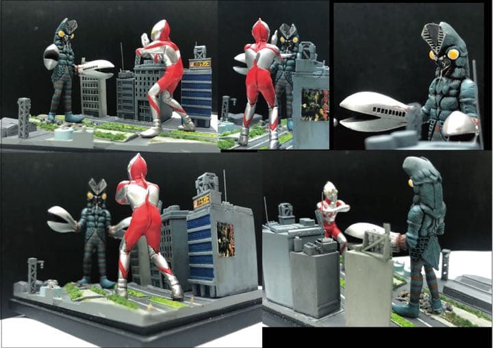 ウルトラマン バルタン星人 ジオラマ