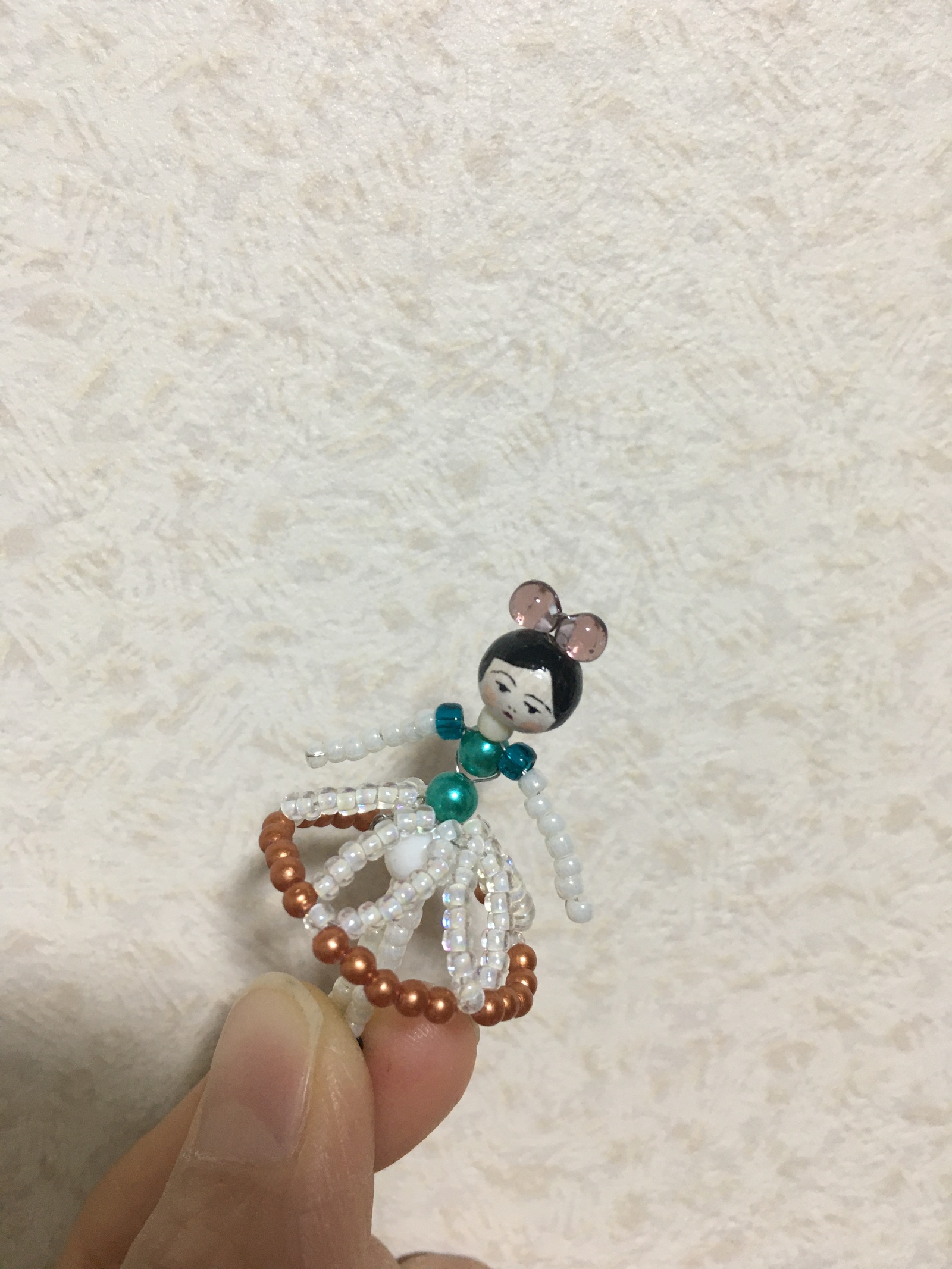 レトロな雰囲気のパールビーズ人形♪ミニチュアドール♡ - さっちんの