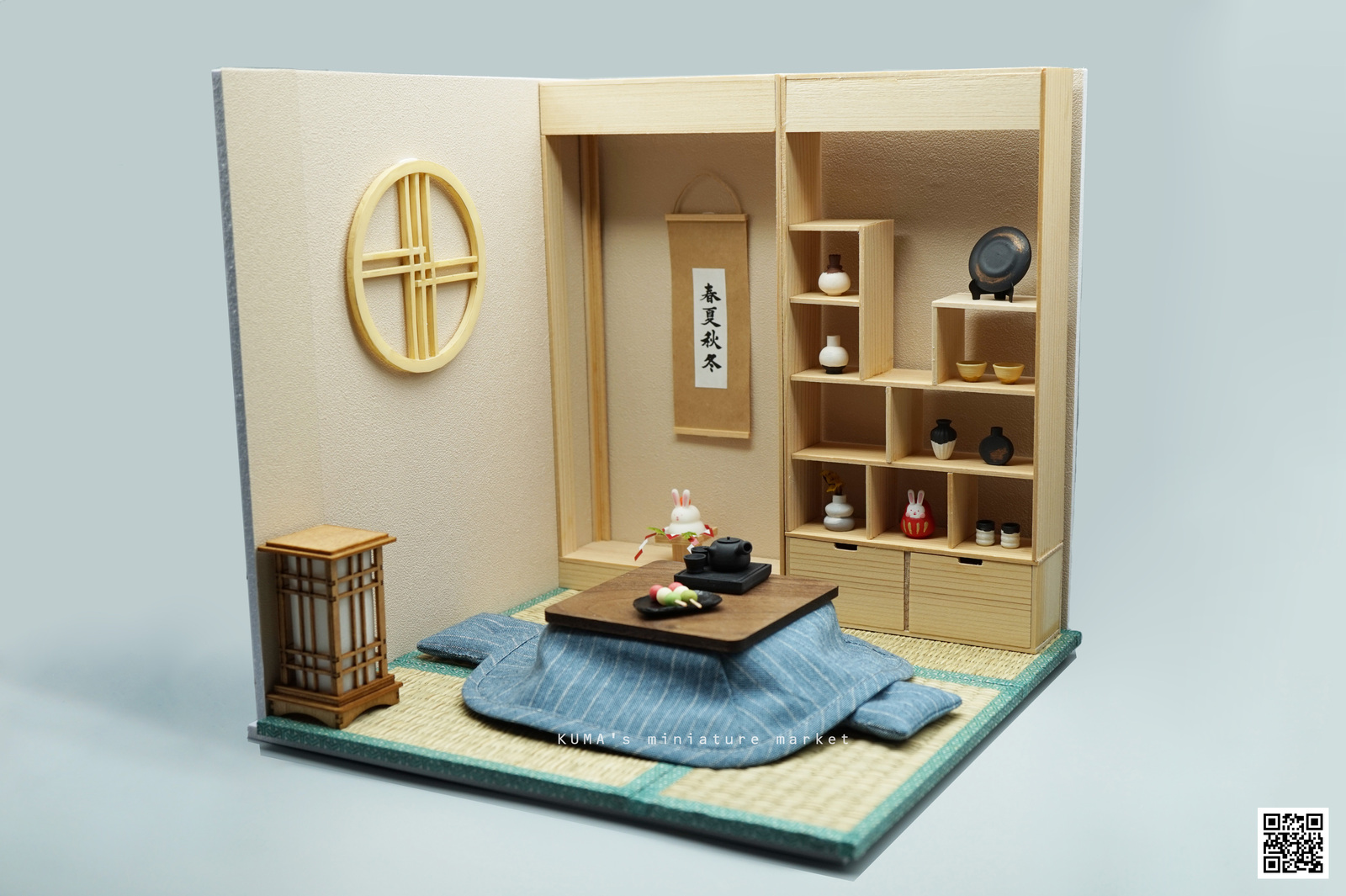 オーダー製作】1/12和室 ドールハウス オビツ11撮影コーナー - KUMA's