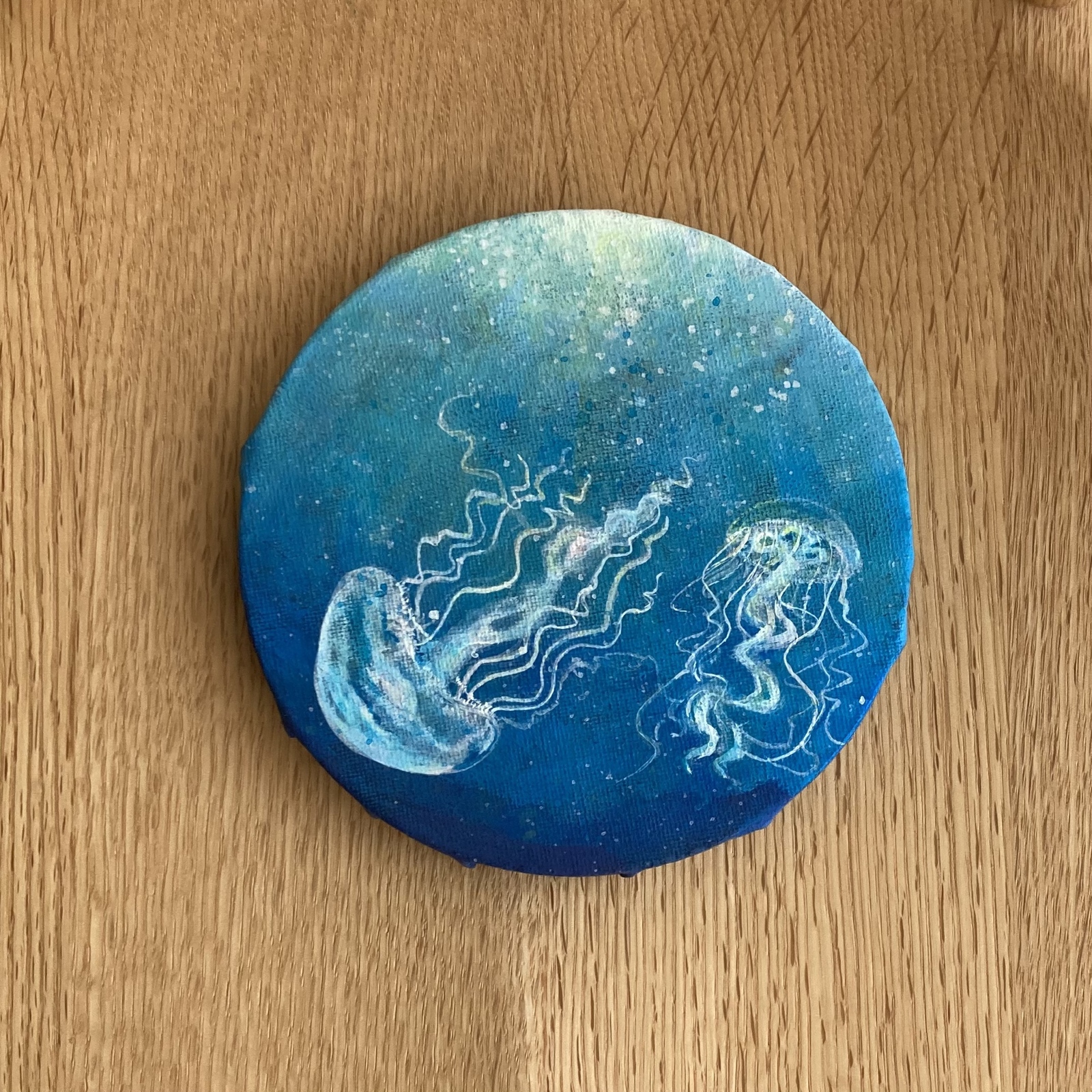 アクリル画 原画 クラゲ - ごあね | minne byGMOペパボ 国内最大級の