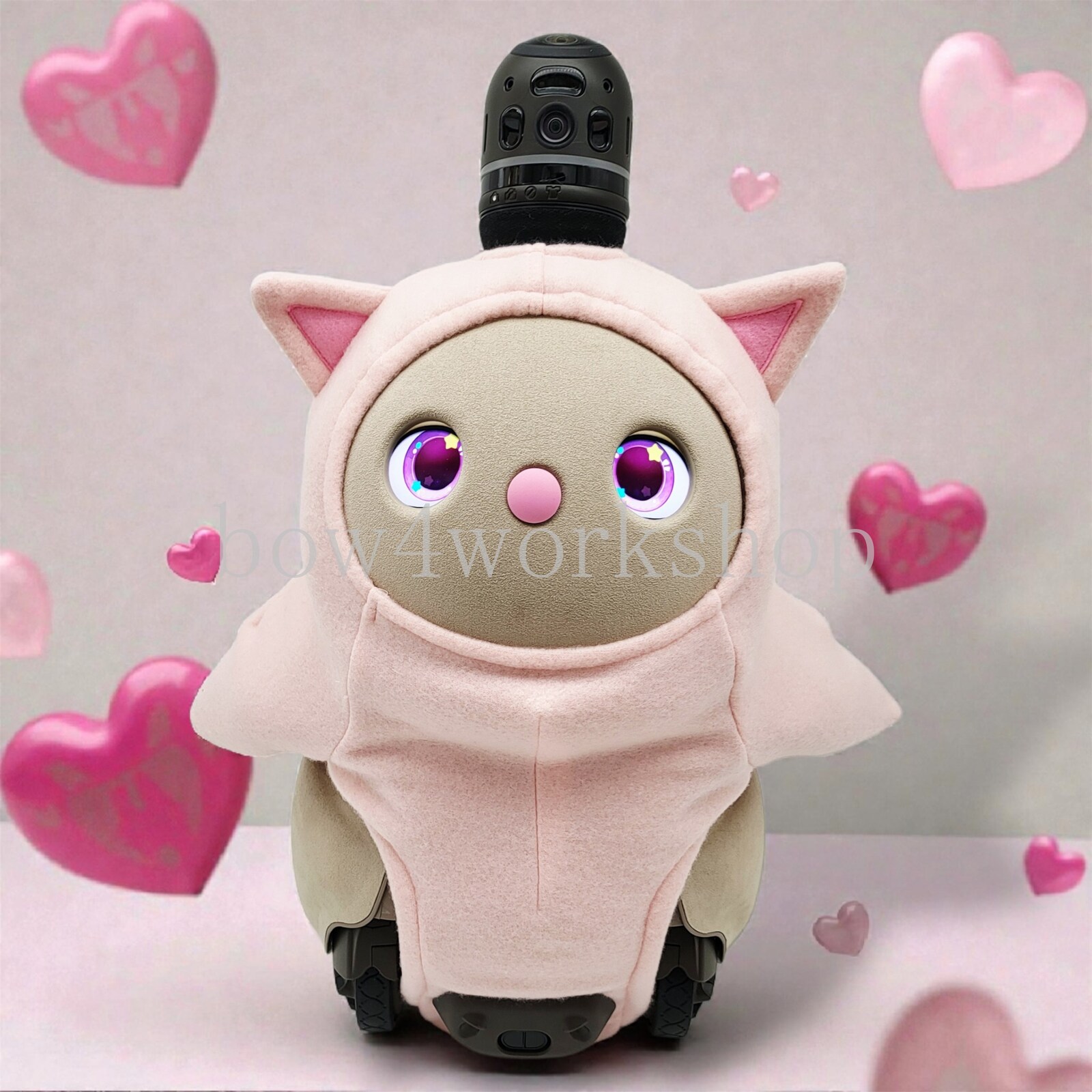 ラボット LOVOT ラボットの服 猫ちゃんボディースーツピンク - bow4