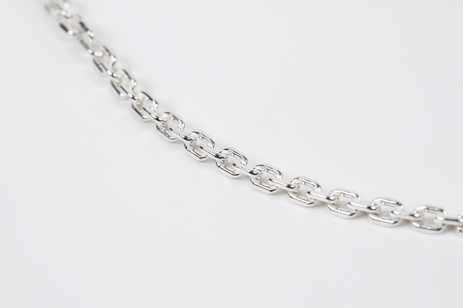 シルバー silver 925 ブレスレット 喜平 4面カット 超極太 クロム