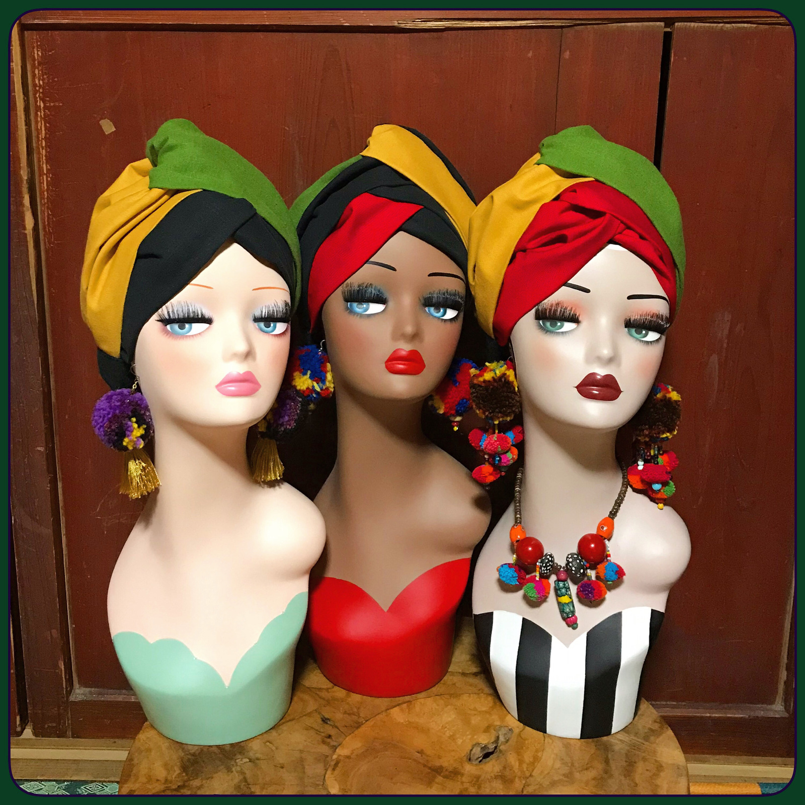 ラスタ レゲエ ジャマイカン アフリカン ターバン ヘアターバン ヘア