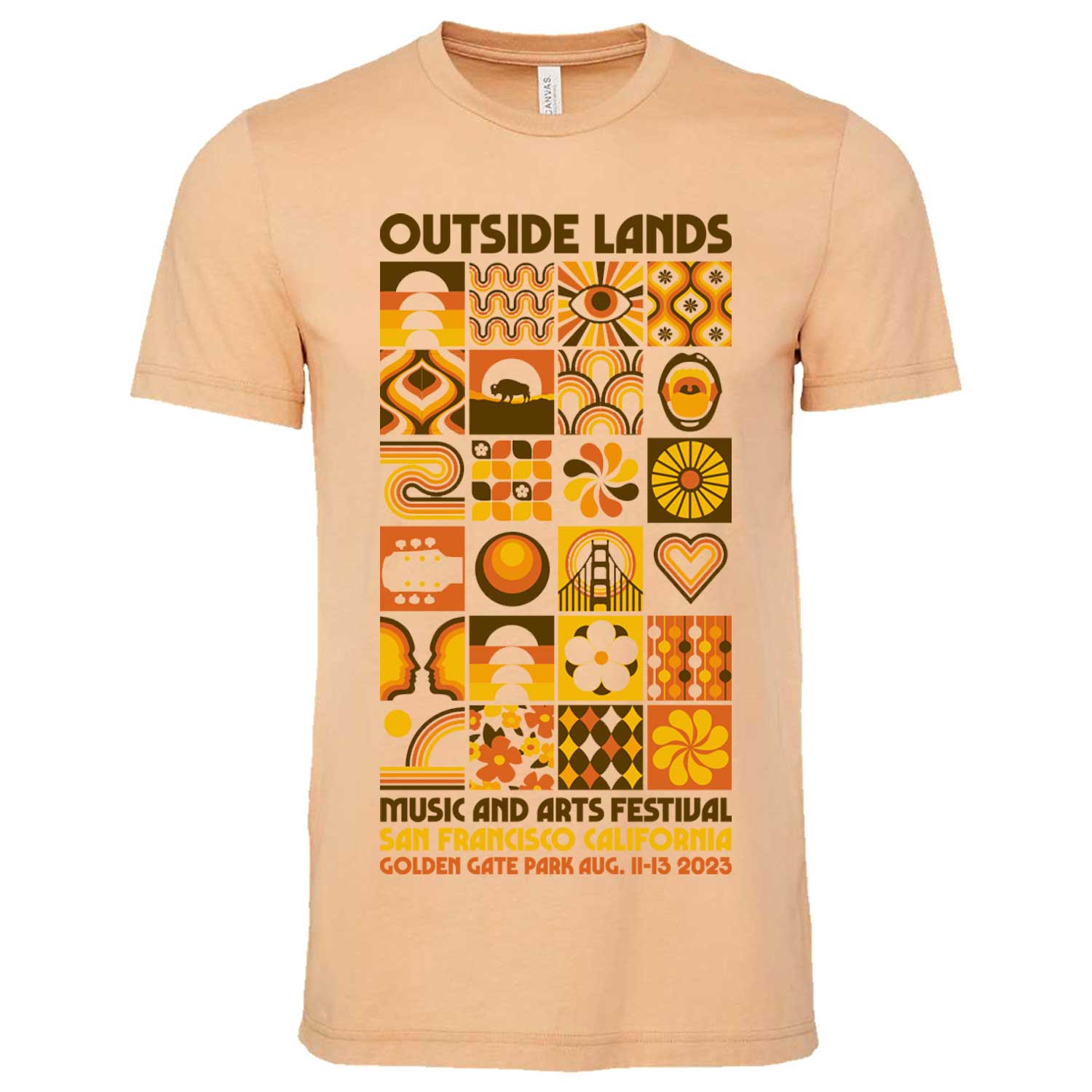 Retro Event Tee | Shop the Outside Lands Festival Official Store
