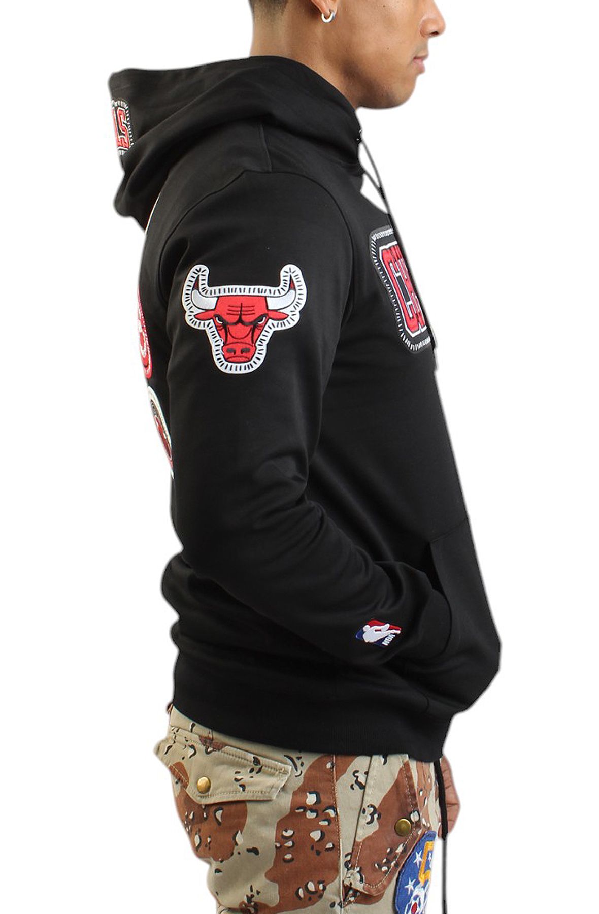 PRO STANDARD NBA Chicago Bulls Pick Stitch Hoodie BCB5515963-BLK
