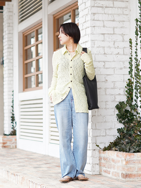 レディース】LADY LACE SHIRT | CLANE(クラネ) / トップス 長袖シャツ