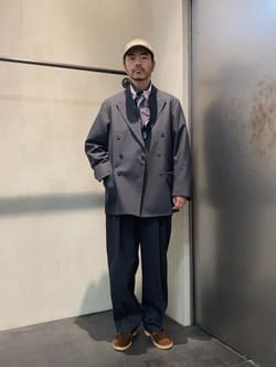 Steven Alan＞ ウール オックスフォード ダブルブレステッド 6B ジャケット