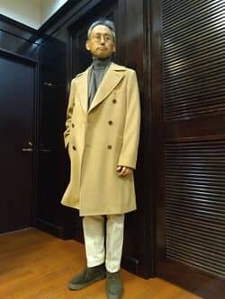 キャメルヘア ダブルブレスト ポロコート | Brooks Brothers Japan