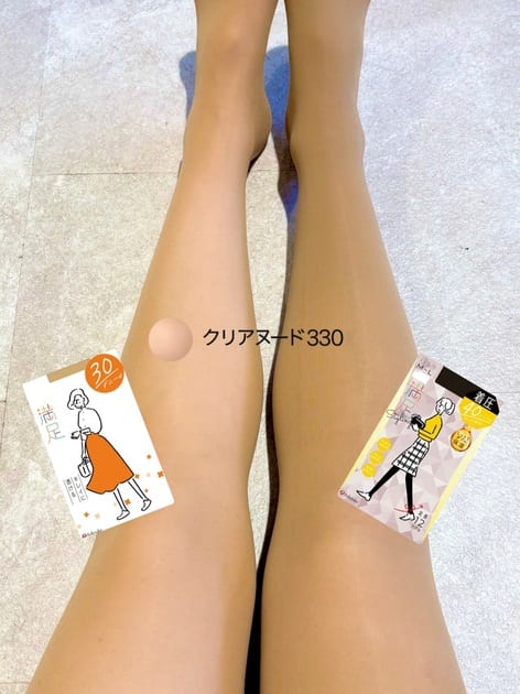 満足： キレイに透ける 無地 シアータイツ 30デニール JM-L(540-1111