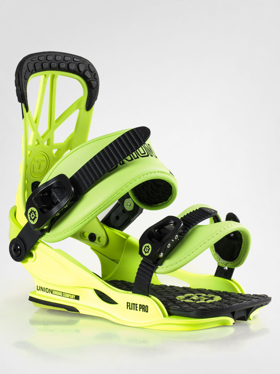 Union Snowboard bindings Flite Pro - yellow (neon yellow)