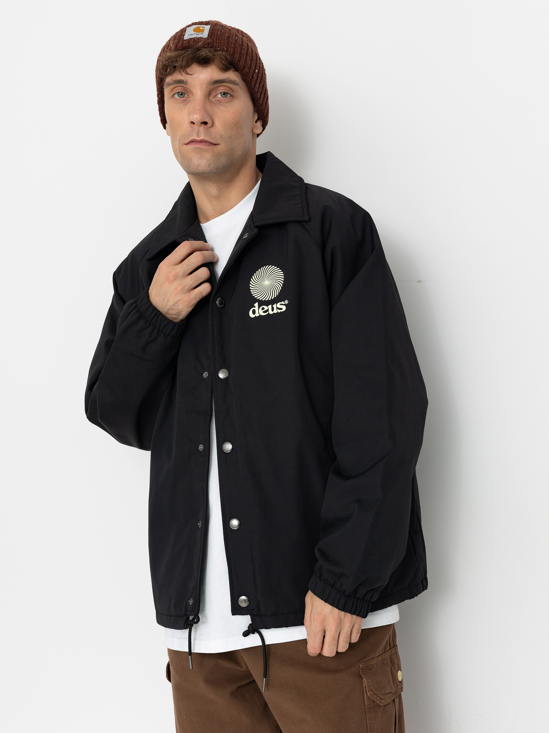Deus Ex Machina Strata Coach Jacket - black (black)