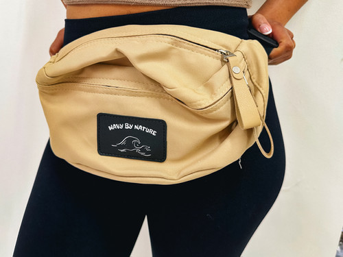 KHAKI FANNY PACK | Wavy By Nature