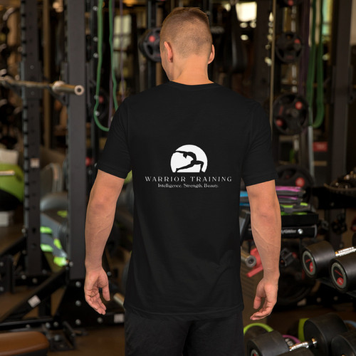 Warrior Training Unisex T-Shirt (Full Logo Back; White Text