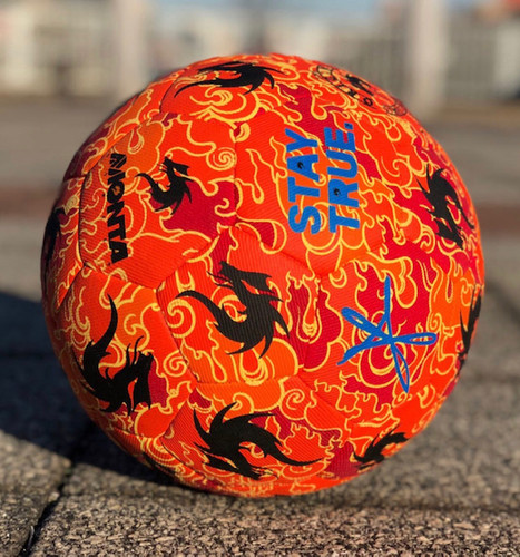 MONTA(モンタ) FIRE ストリートサッカー専用ボール 4.5号球 STREET
