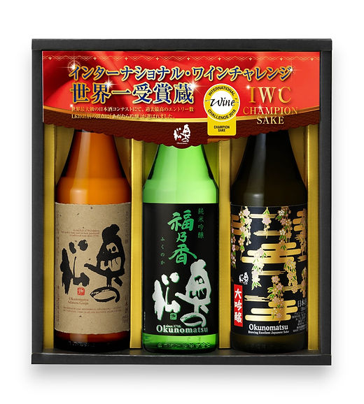 IWCPG（チャンピオン・サケ受賞酒セット3本入） | 奥の松酒造株式会社
