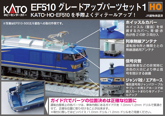 HO EF510 グレードアップパーツセット1