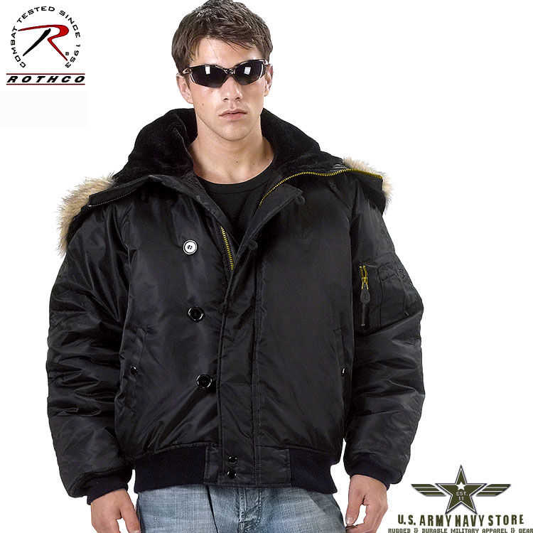 N-2B Parka Flight Jacket - Black