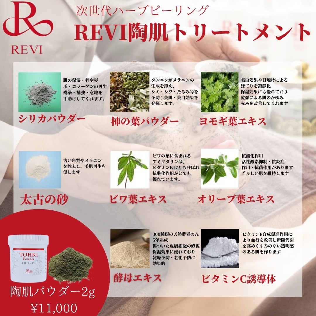 REVI陶肌トリートメント | エステサロン銀星