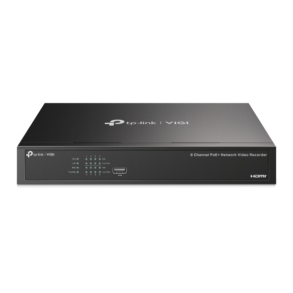 VIGI NVR1008H-8P | VIGI 8チャンネル PoE+ ネットワークビデオ
