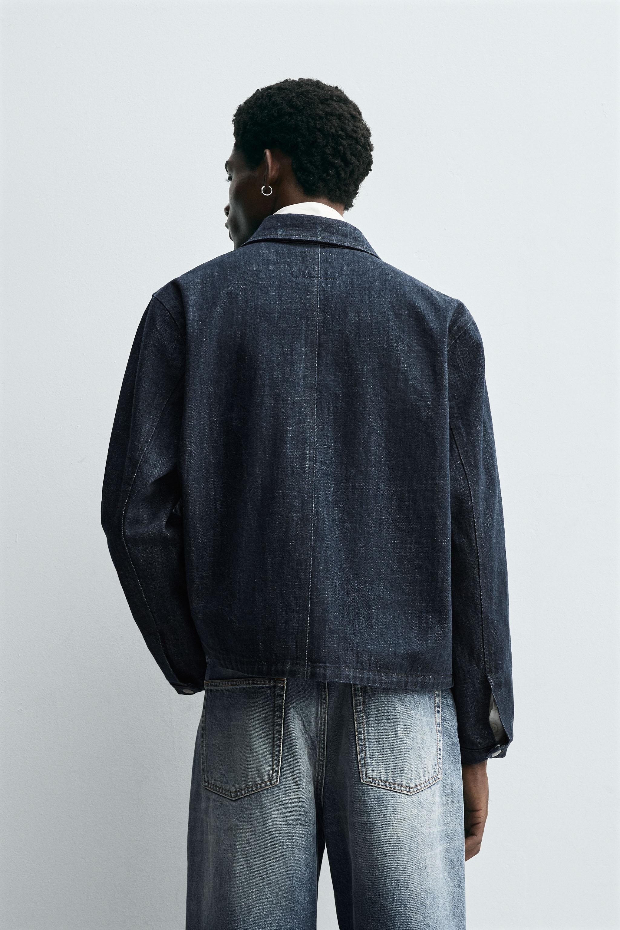 トグルボタンデニムジャケット - インディゴブルー | ZARA Japan / 日本