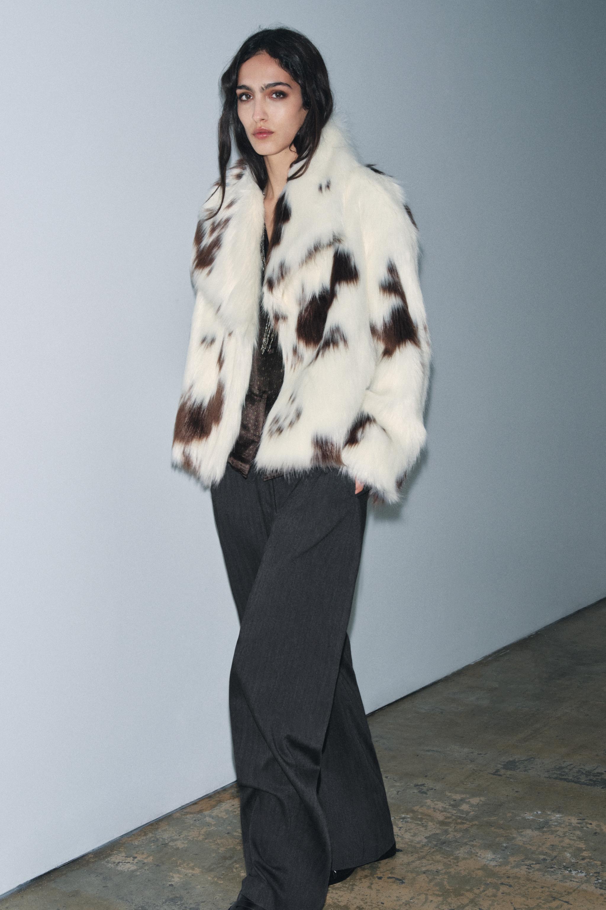 ZW COLLECTION FAUX FUR JACKET LIMITED EDITION - Multicolored