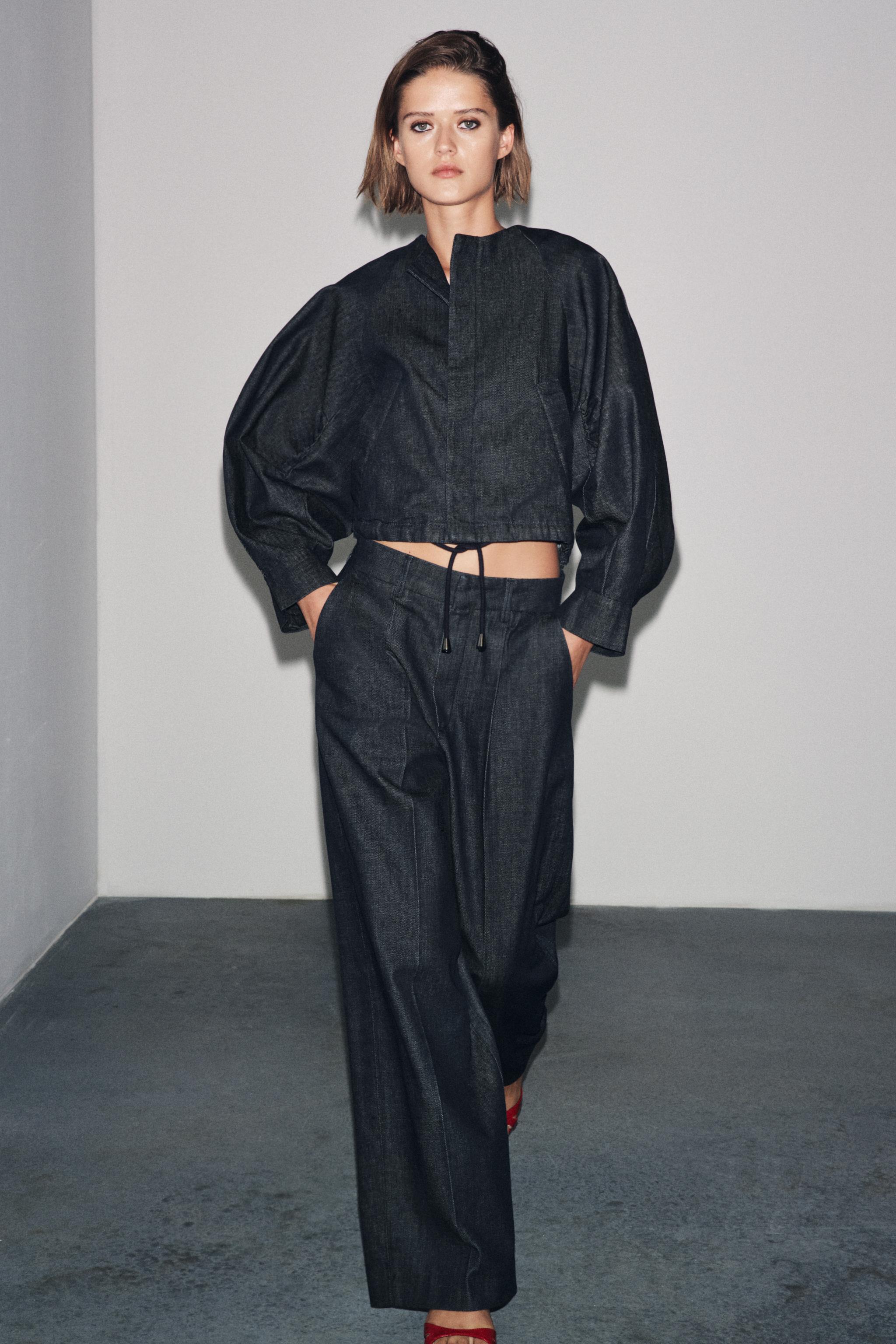ダーツ入りデニムパンツ ZW COLLECTION - ブルー | ZARA Japan / 日本