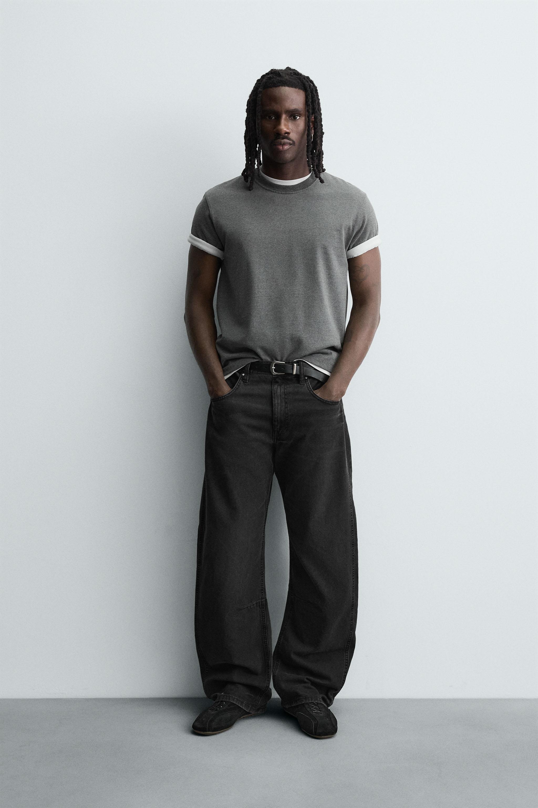 BAGGY FIT ジーンズ - ブラック | ZARA Japan / 日本