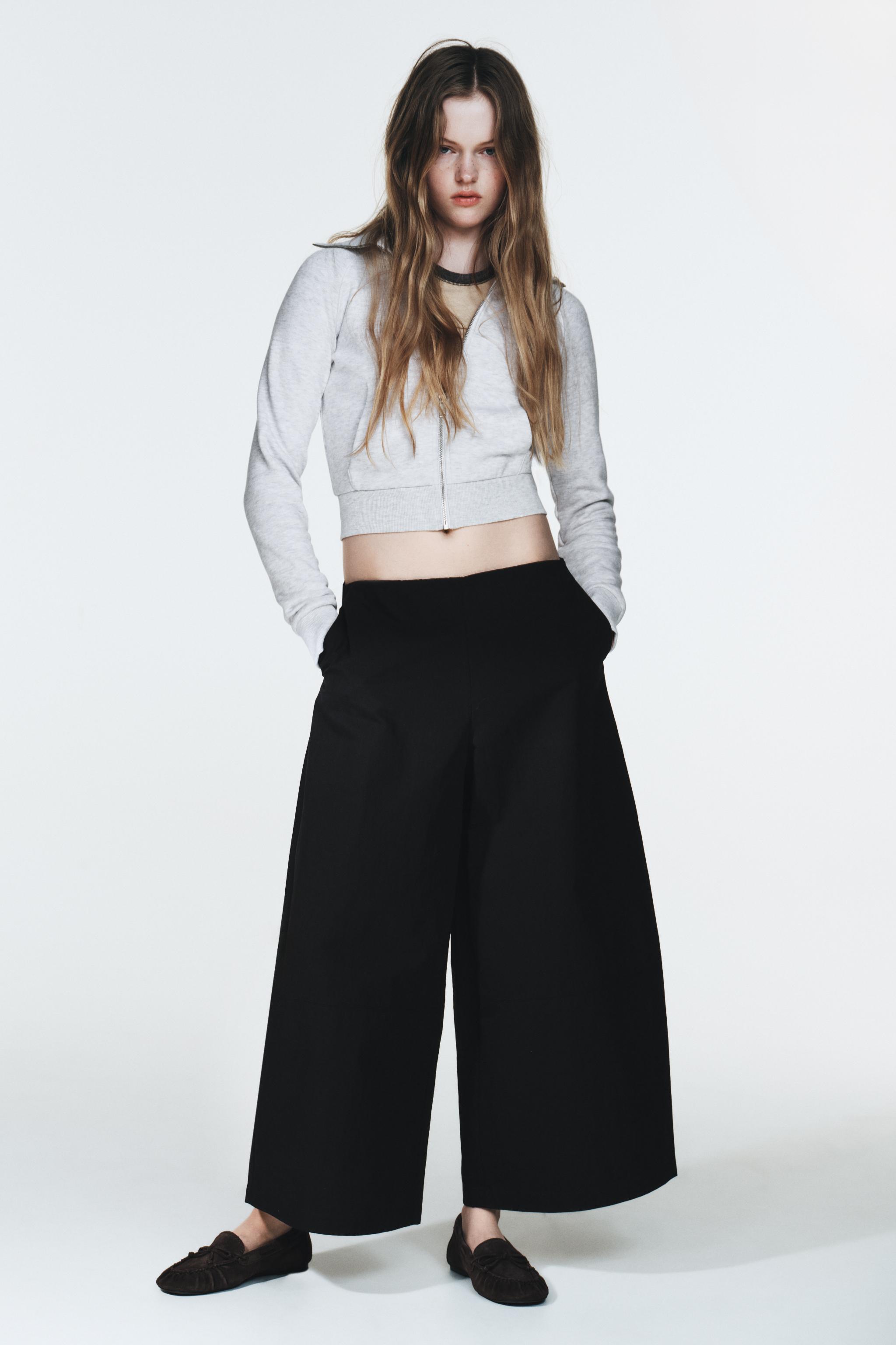 キュロットパンツ - ブラック | ZARA Japan / 日本