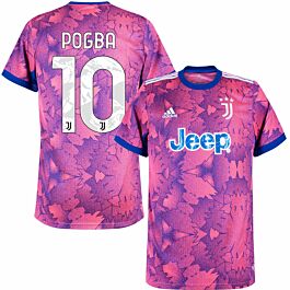 adidas Juventus 3rd Pogba 10 Jersey 2022-2023 (Official Printing)